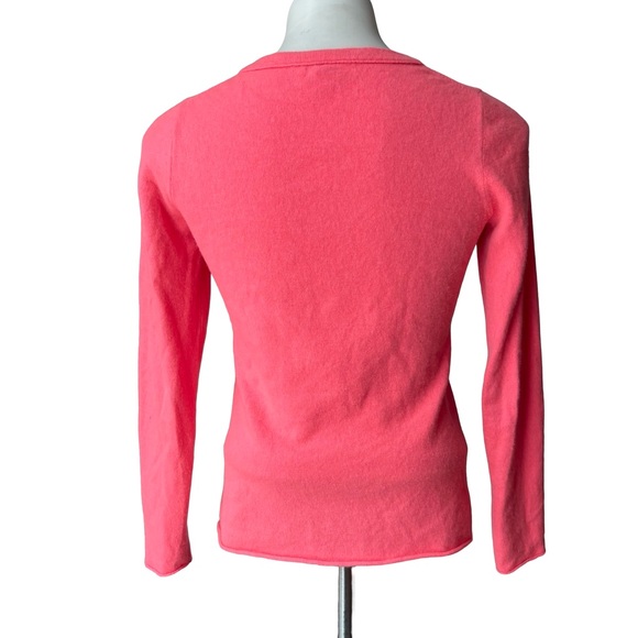 J. Crew Factory Coral Cashmere Sweater, Sz M - Picture 2 of 14